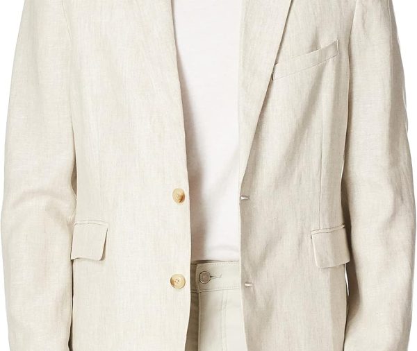 Men's Collection  100% Linen Sport Coat (Size Small-Xx-Large)